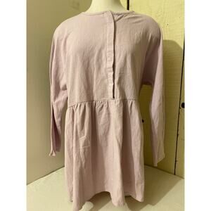 Belle‎ Zeke Size Medium Women's Long Sleeve Blouse Casual Pink/Lavender
